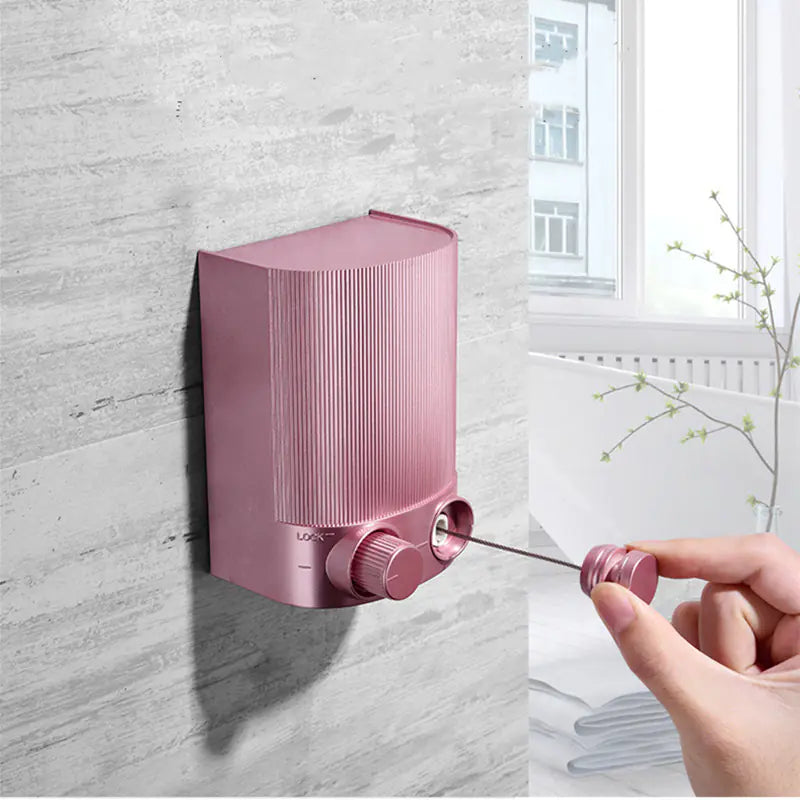 Smart Space-Saving Retractable Clothesline